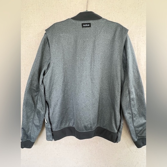 🛍️LEBRON JAMES for NIKE‎  Men’s Gray warmup jacket size L. - Picture 7 of 9